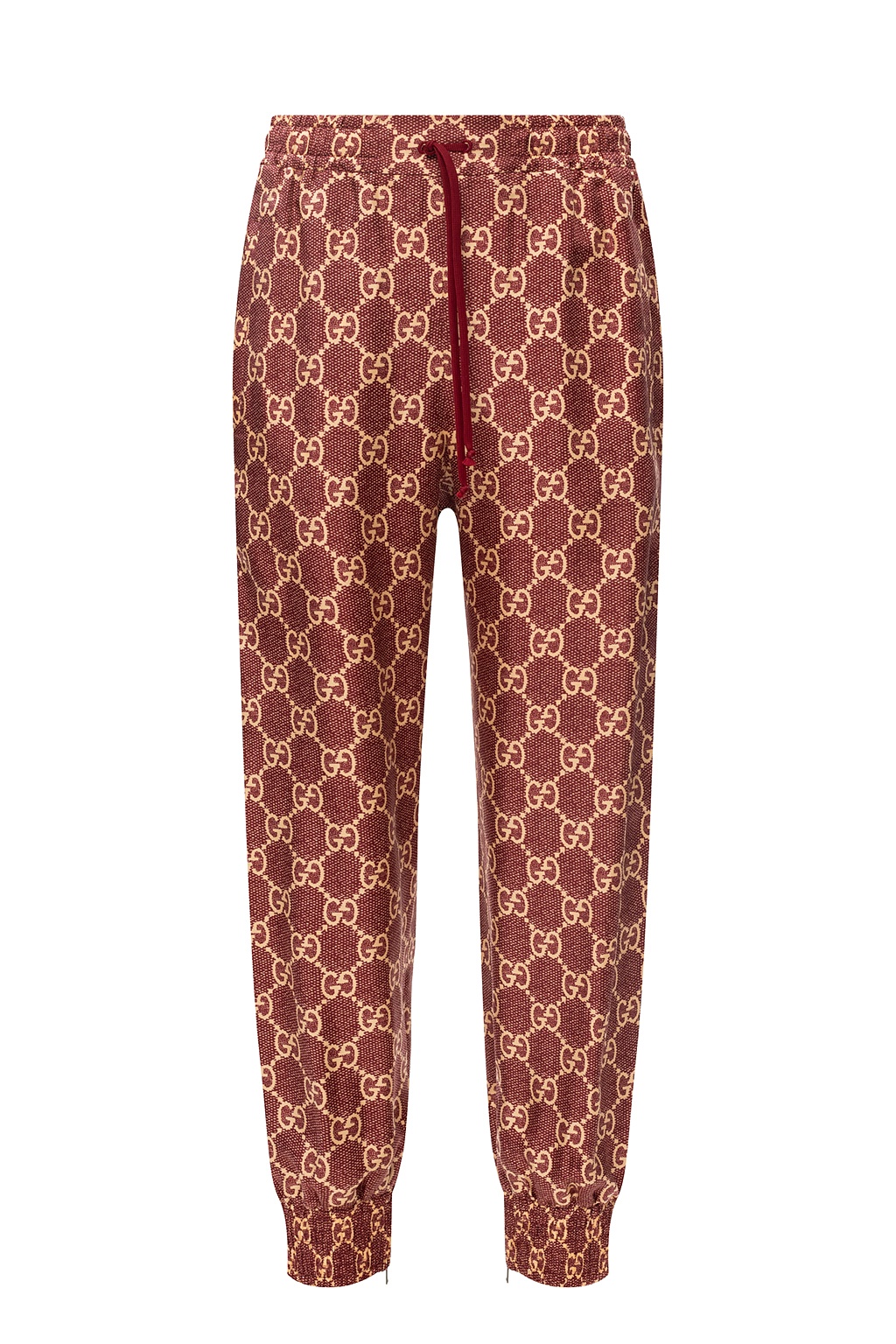 Gucci Silk trousers with logo